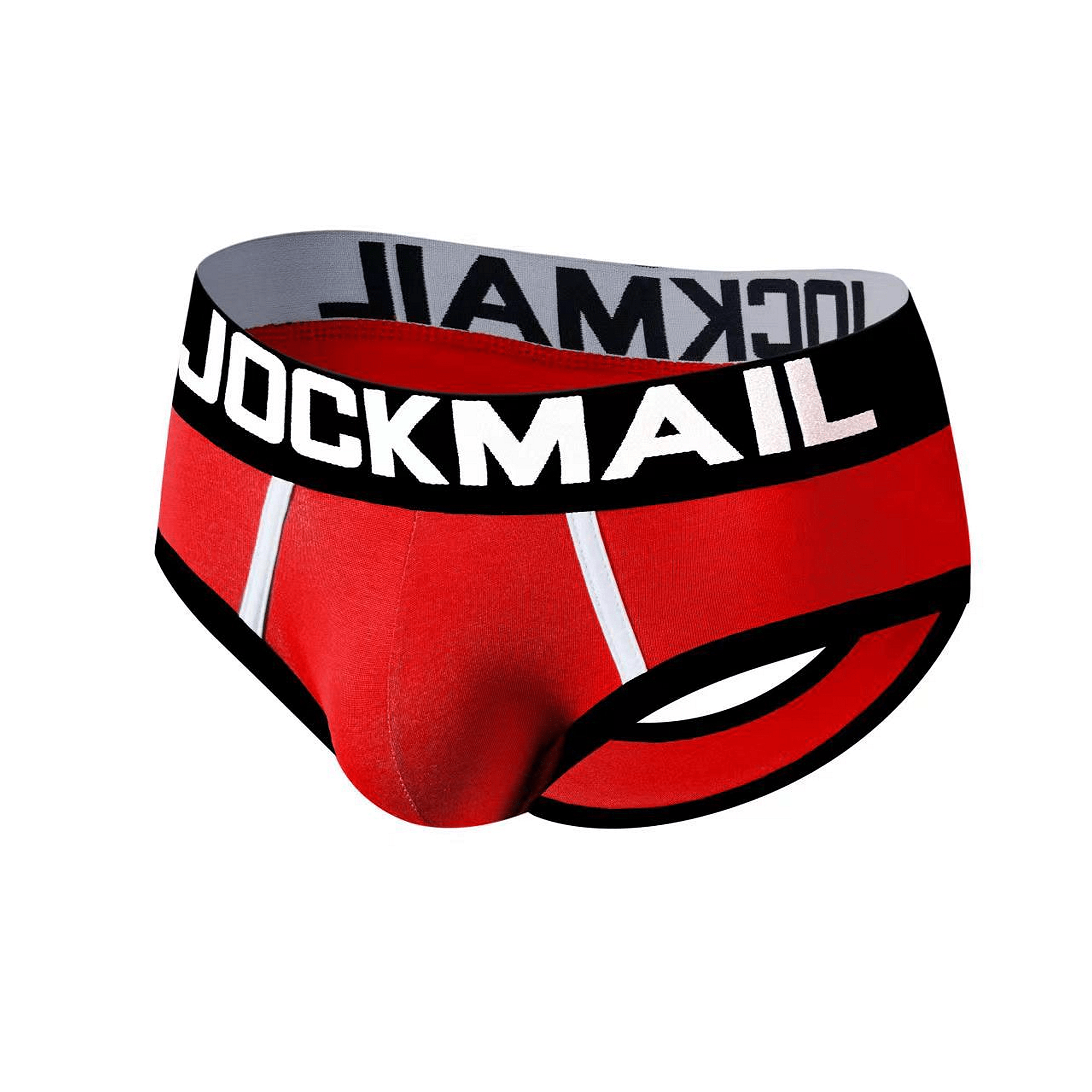 JOCKMAIL Men Open Back Underwear Men Underwear Brief Cotton Backless Gay  Men Brief (M, Black) : : Clothing, Shoes & Accessories