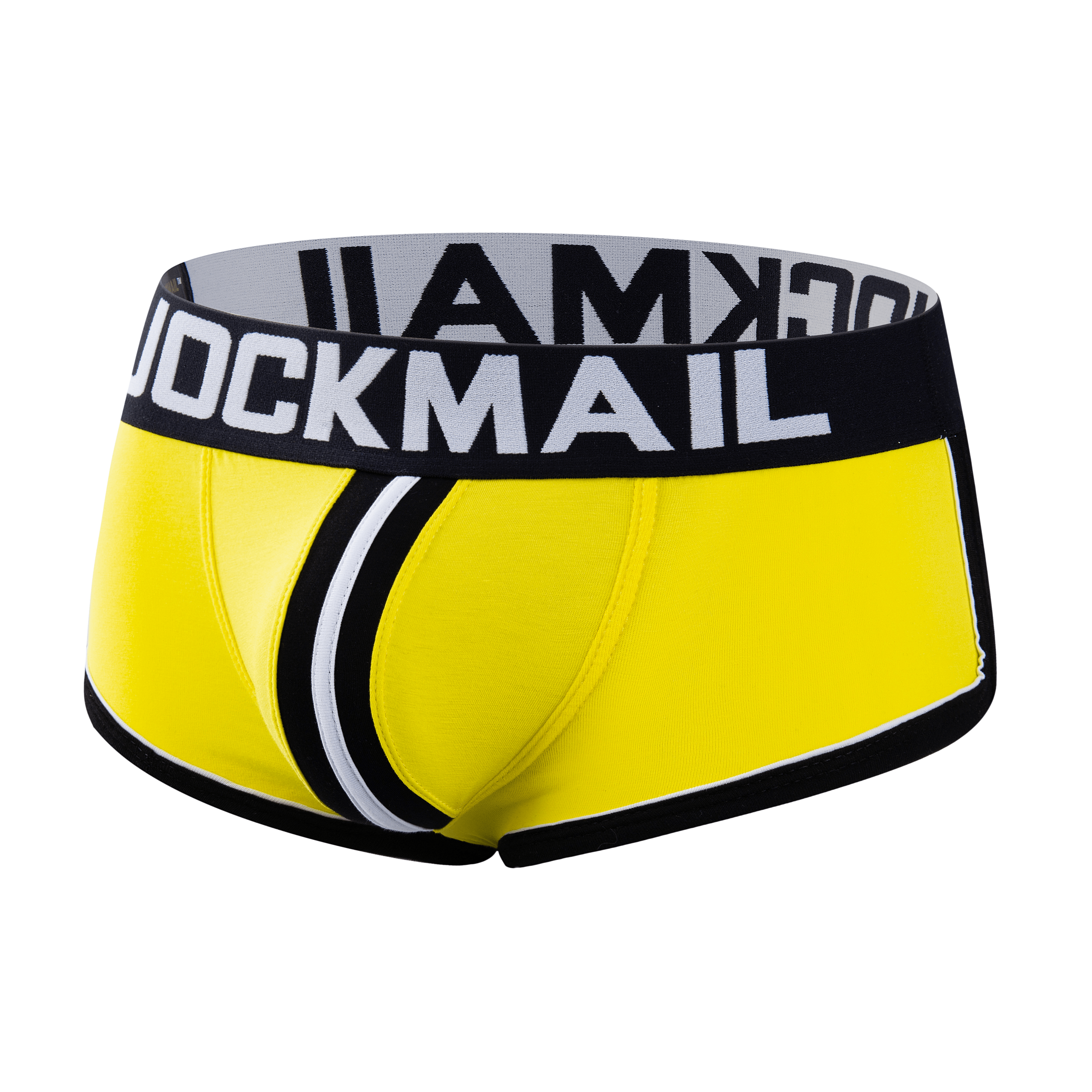 JOCKMAIL Mens Underwear Boxer Sexy Bulge Front + Back Buttocks Double  Removable Push Up Cup (M, Black) : : Clothing, Shoes & Accessories