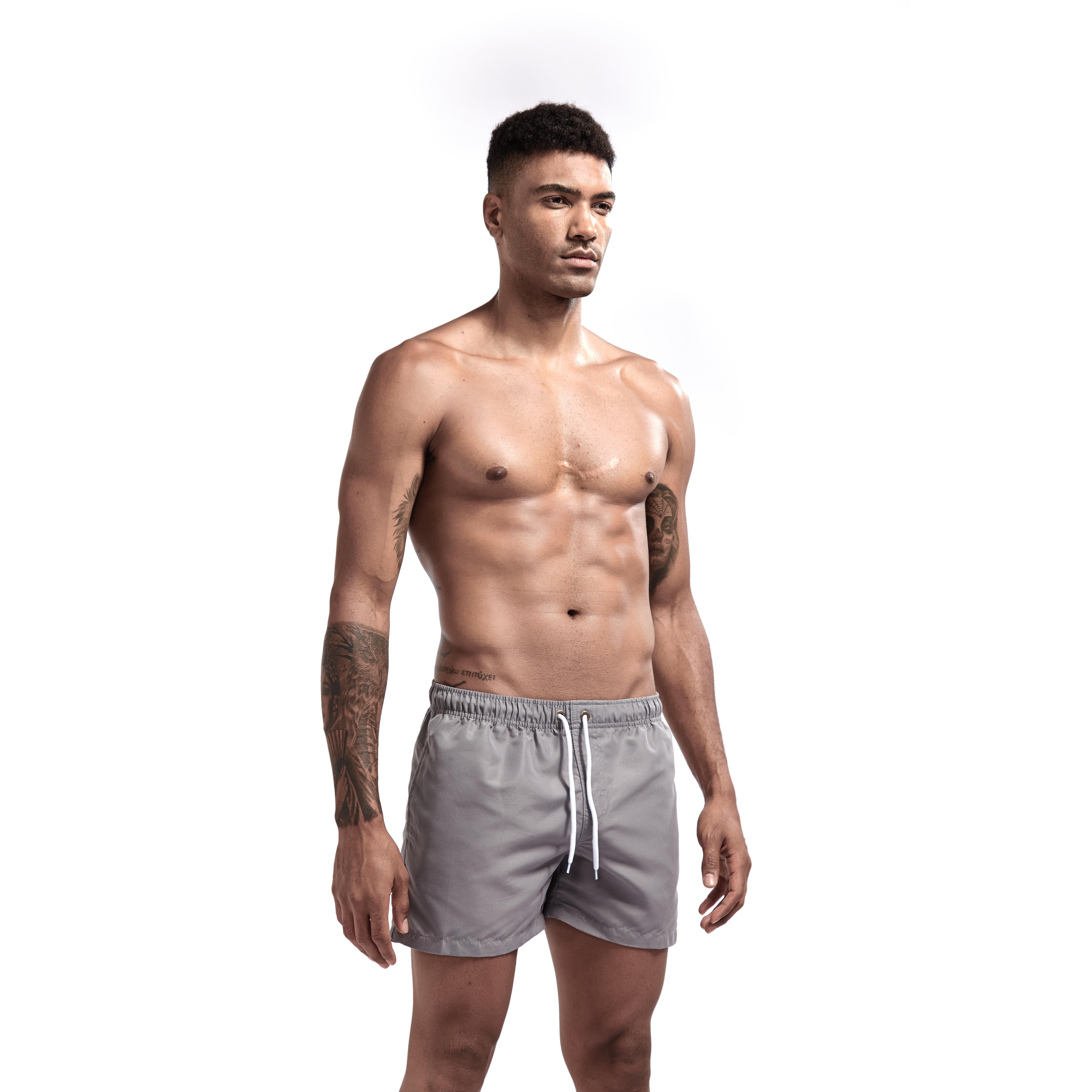 Guys in grey on sale shorts